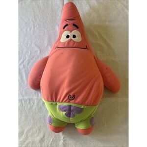 Delightful Patrick Star Plush Cuddle Pillow – 21" By Sheepet Nickelodeon 2009